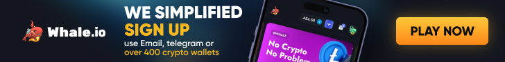 Whale.io — rekisteröidy krypto-kasinolle